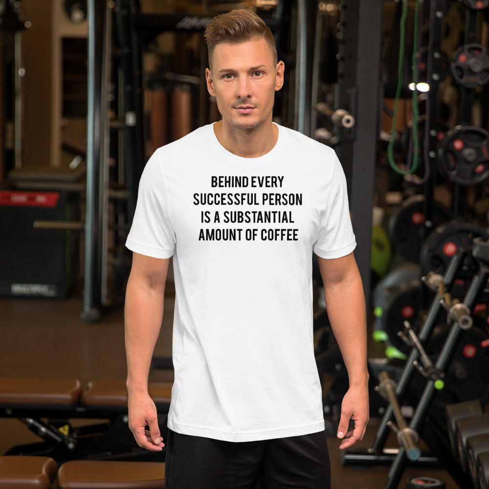 Coffee is Success | Short-Sleeve Unisex T-Shirt - Teeopia | T-shirt Utopia