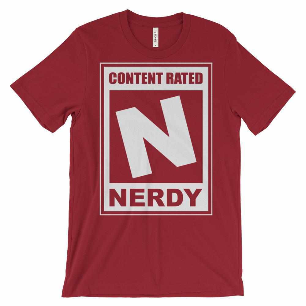N is for Nerdy Unisex short sleeve t-shirt - Teeopia | T-shirt Utopia