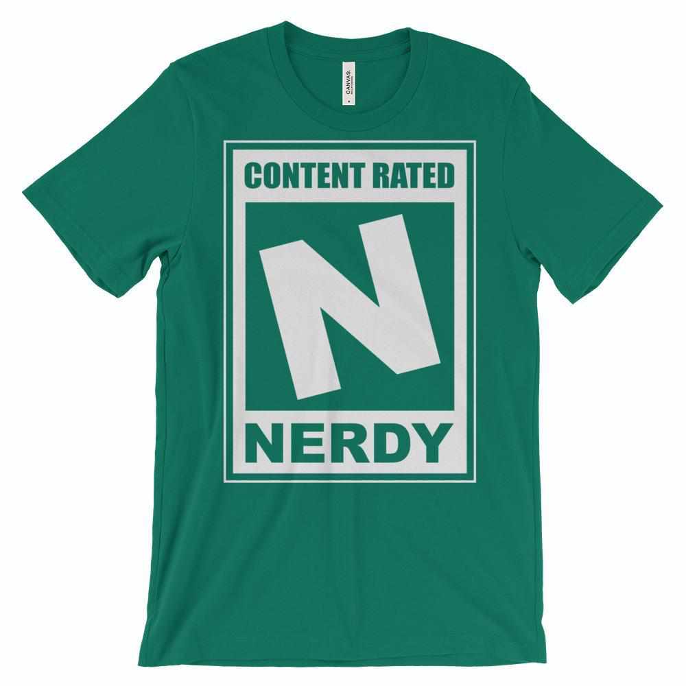 N is for Nerdy Unisex short sleeve t-shirt - Teeopia | T-shirt Utopia