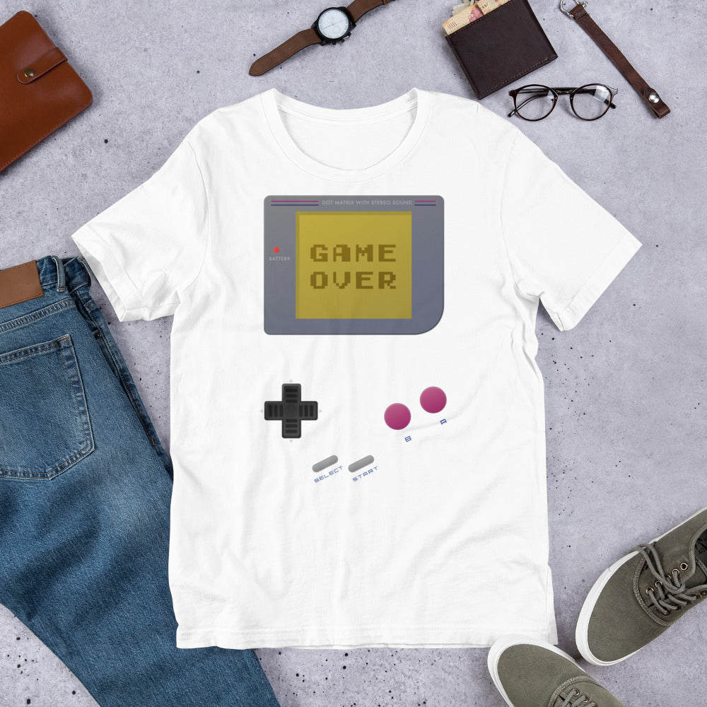 Game Over | Short-Sleeve Unisex T-Shirt - Teeopia | T-shirt Utopia