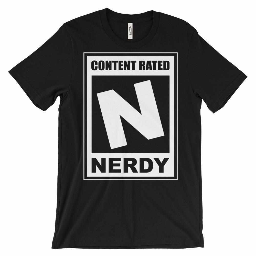N is for Nerdy Unisex short sleeve t-shirt - Teeopia | T-shirt Utopia